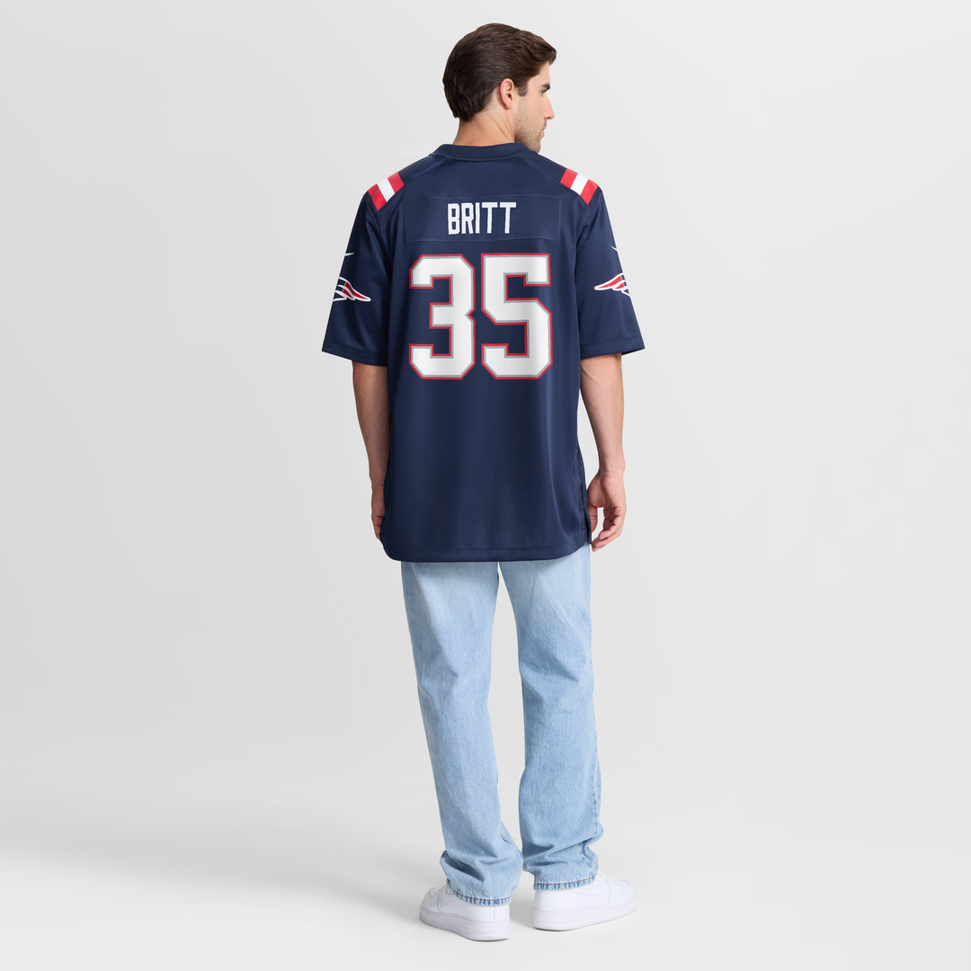 K.J. Britt New England Patriots Team Jersey - Navy