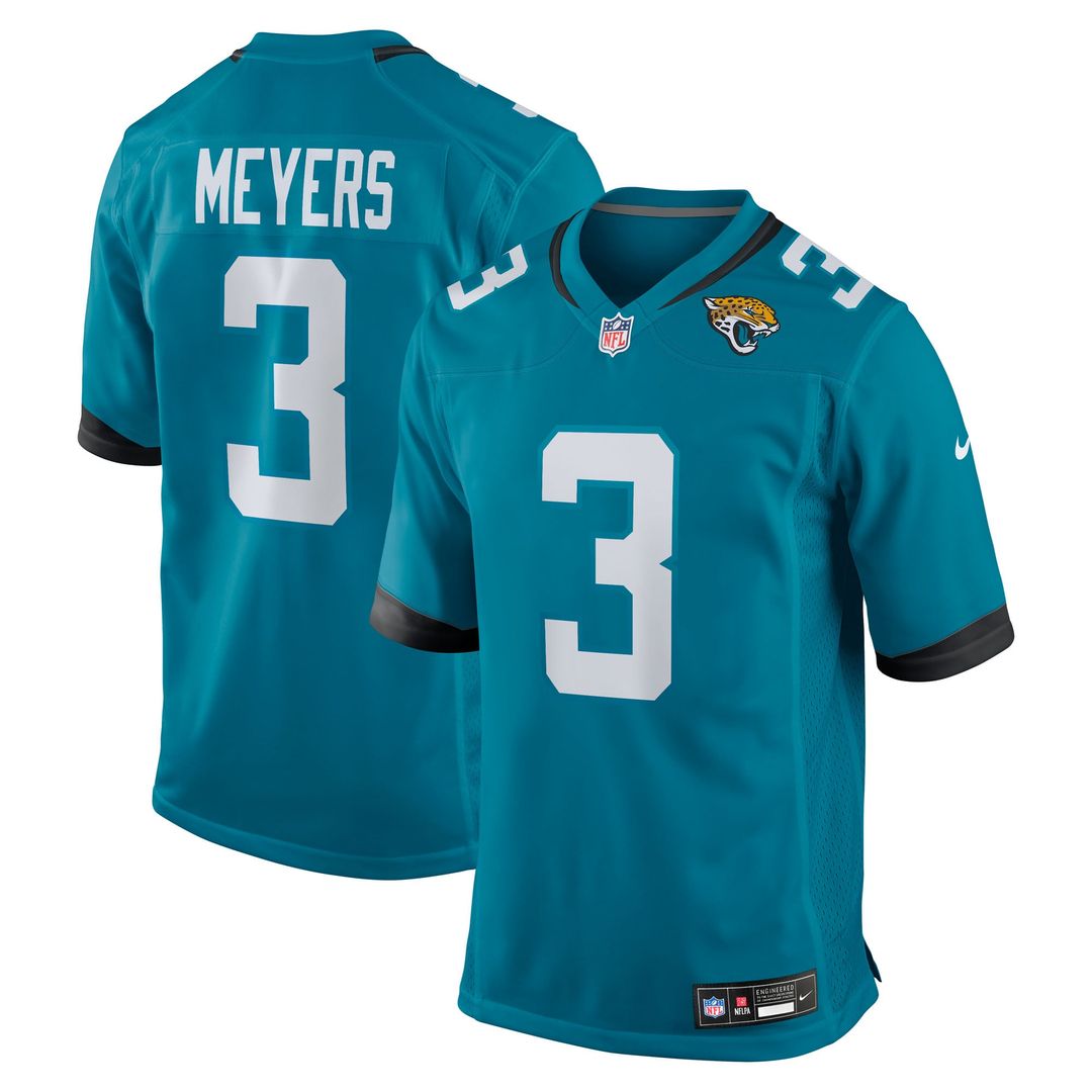 Jakobi Meyers Jacksonville Jaguars Team Jersey - Teal