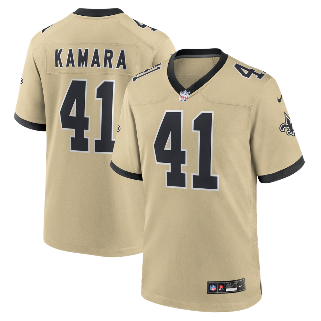 Alvin Kamara New Orleans Saints Gameday Golds Alternate Jersey - Gold