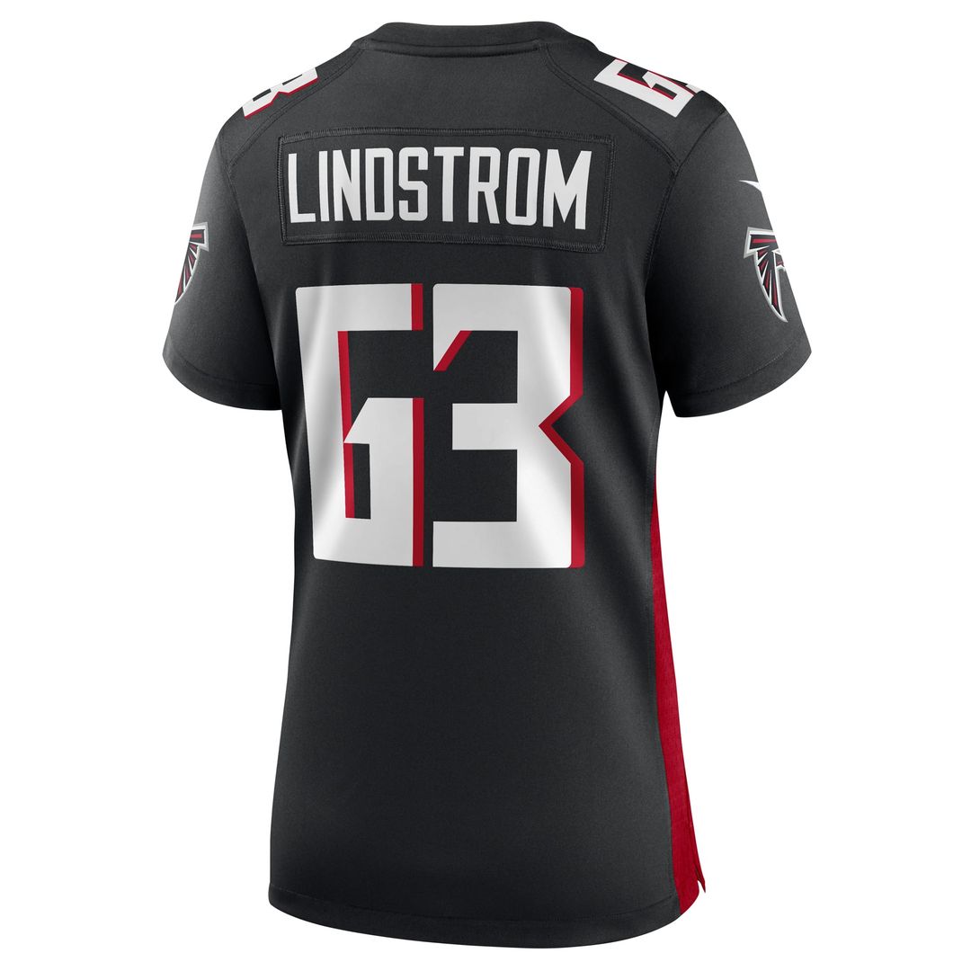 Chris Lindstrom Atlanta Falcons Women's Team Jersey - Black