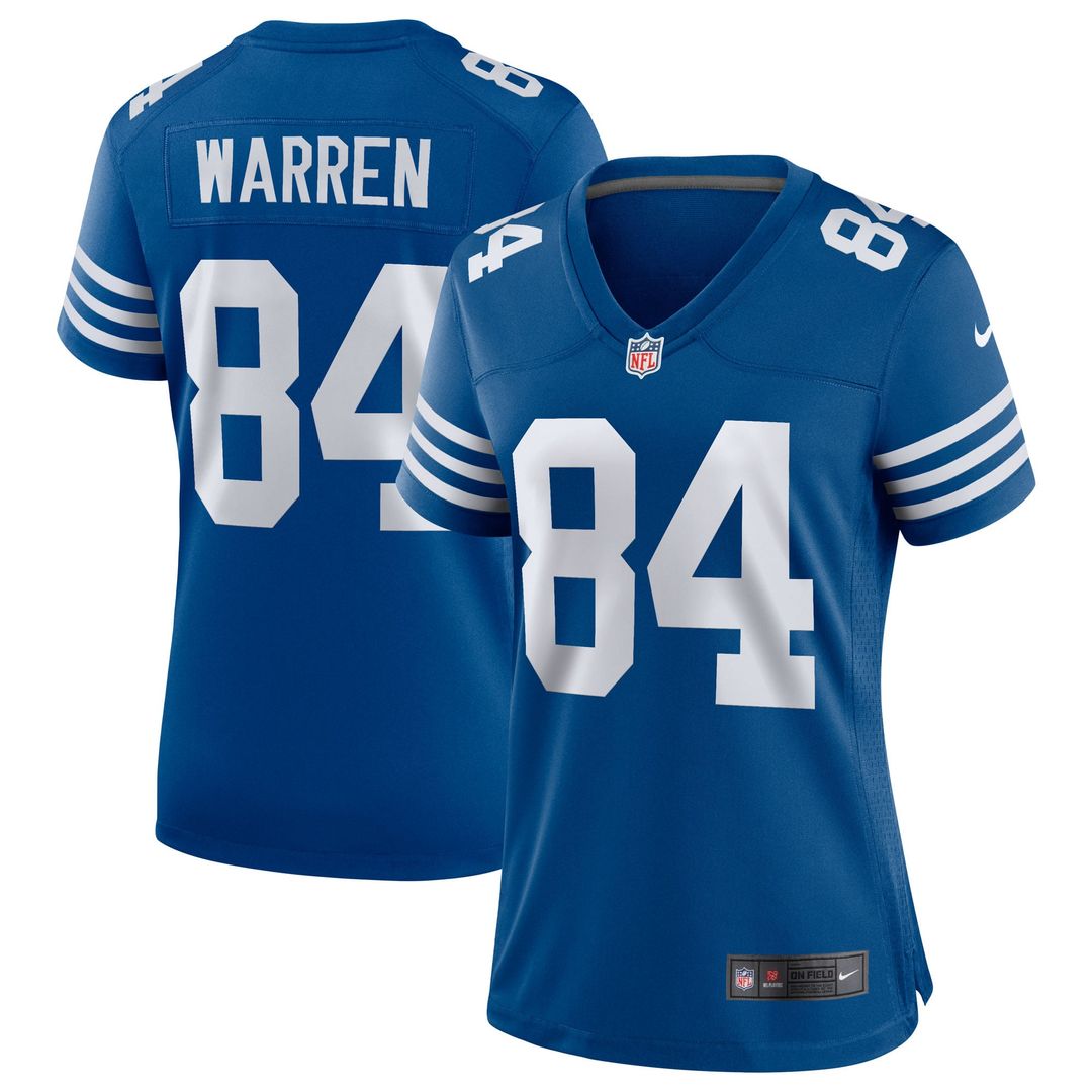 Tyler Warren Indianapolis Colts Women's Alternate Jersey - Royal