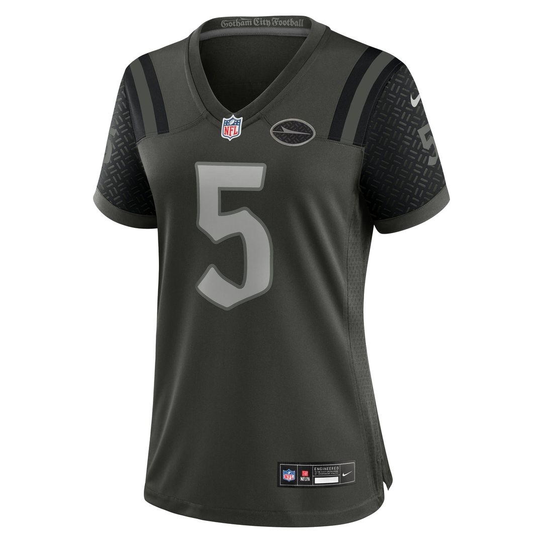 Garrett Wilson New York Jets Women's Rivalries Collection Jersey - Green