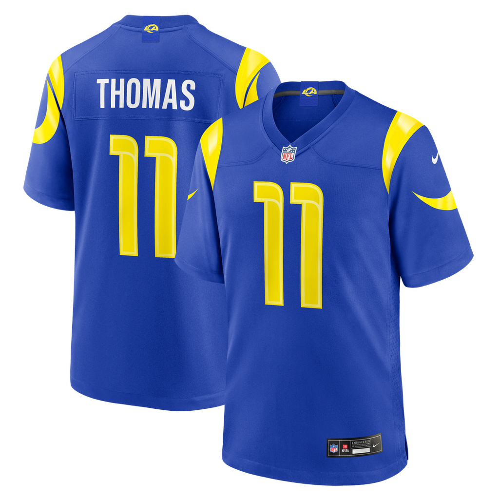 Keir Thomas Los Angeles Rams Team Jersey - Royal