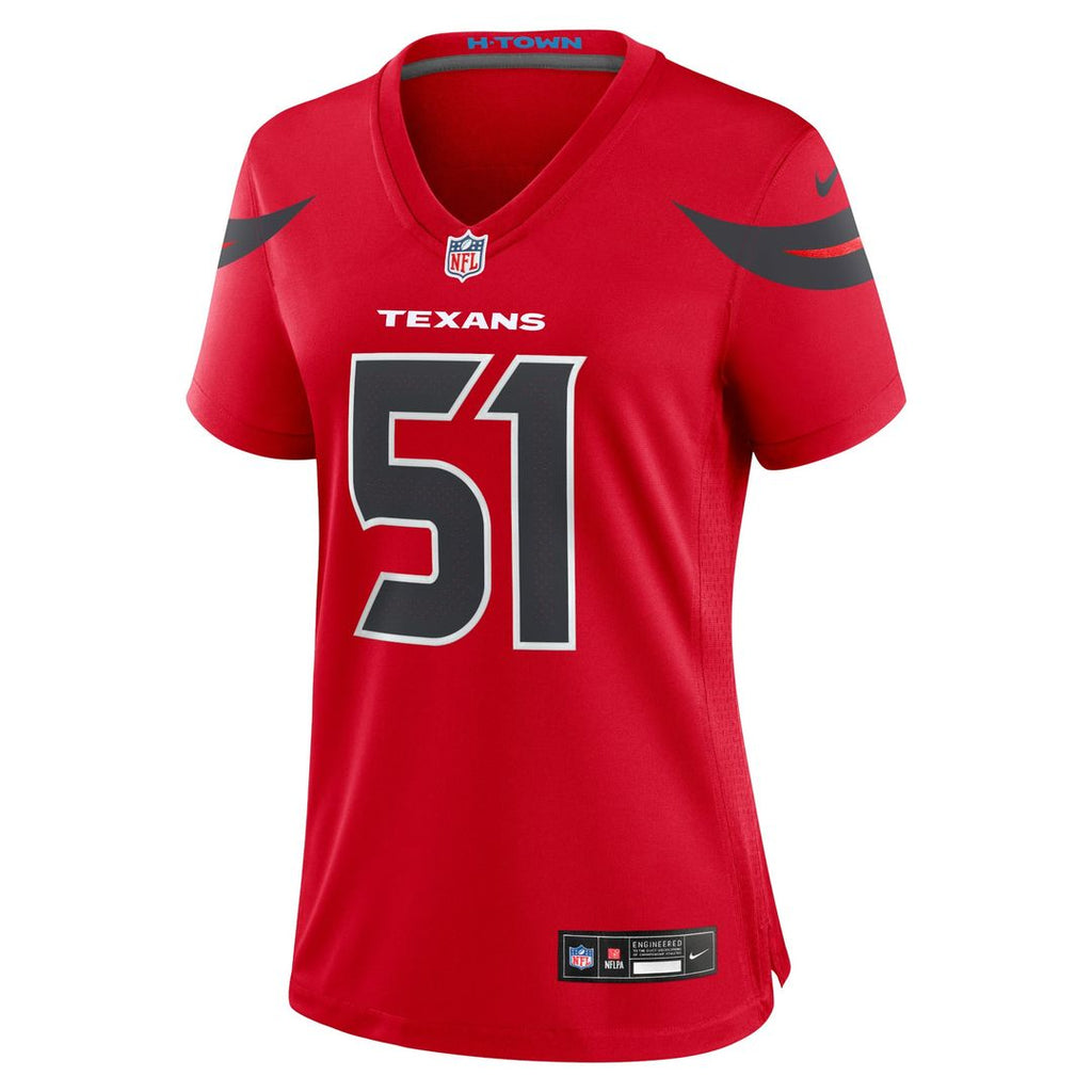 Will Anderson Jr. Houston Texans Women's Alternate Jersey - Red