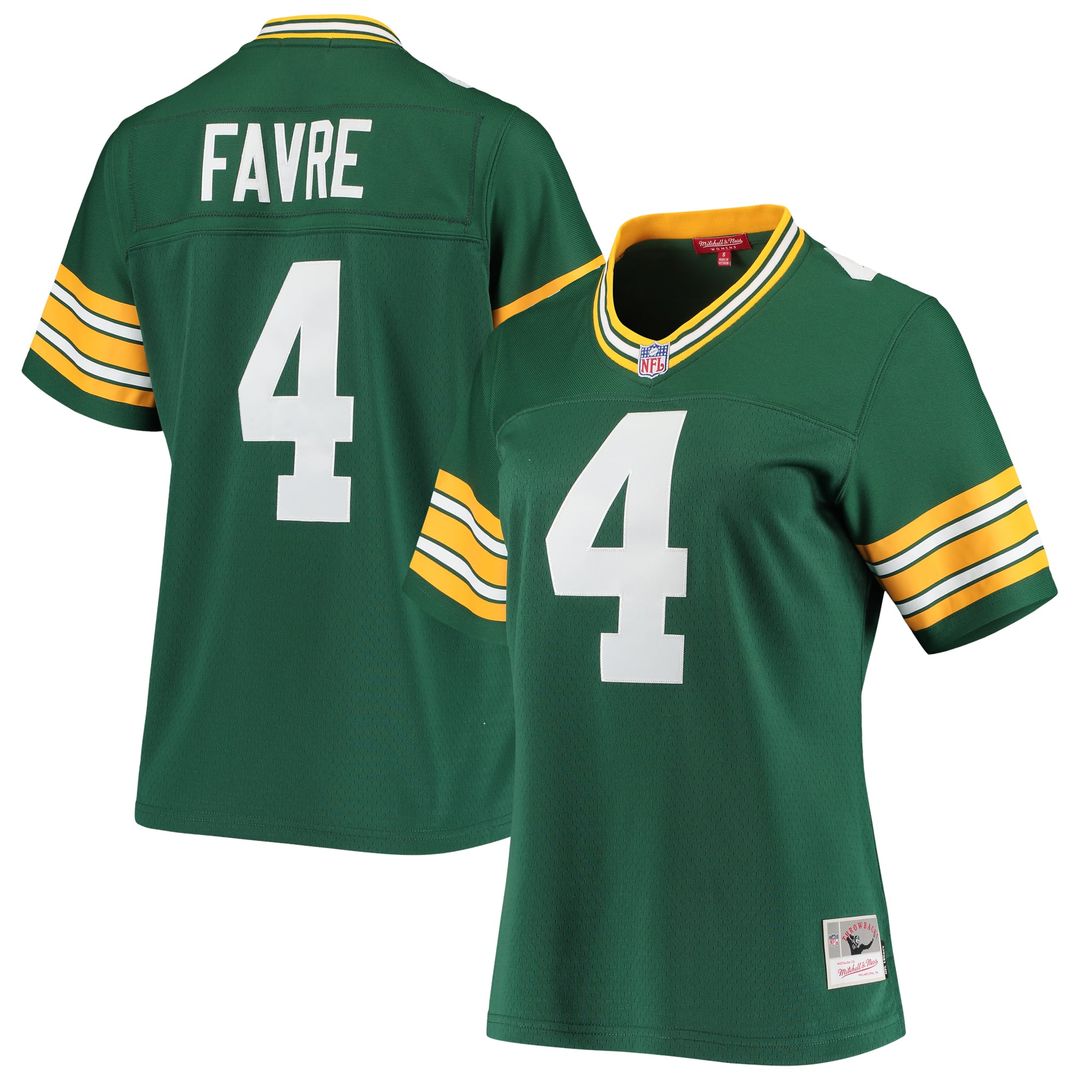 Brett Favre Green Bay Packers Women's 1996 Legacy Replica Player Jersey - Green