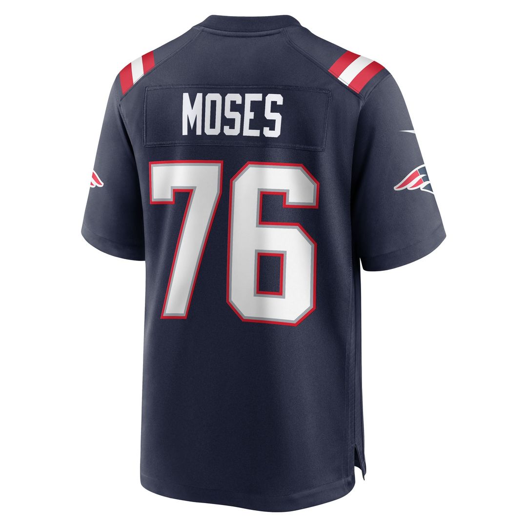 Morgan Moses New England Patriots Team Jersey - Navy