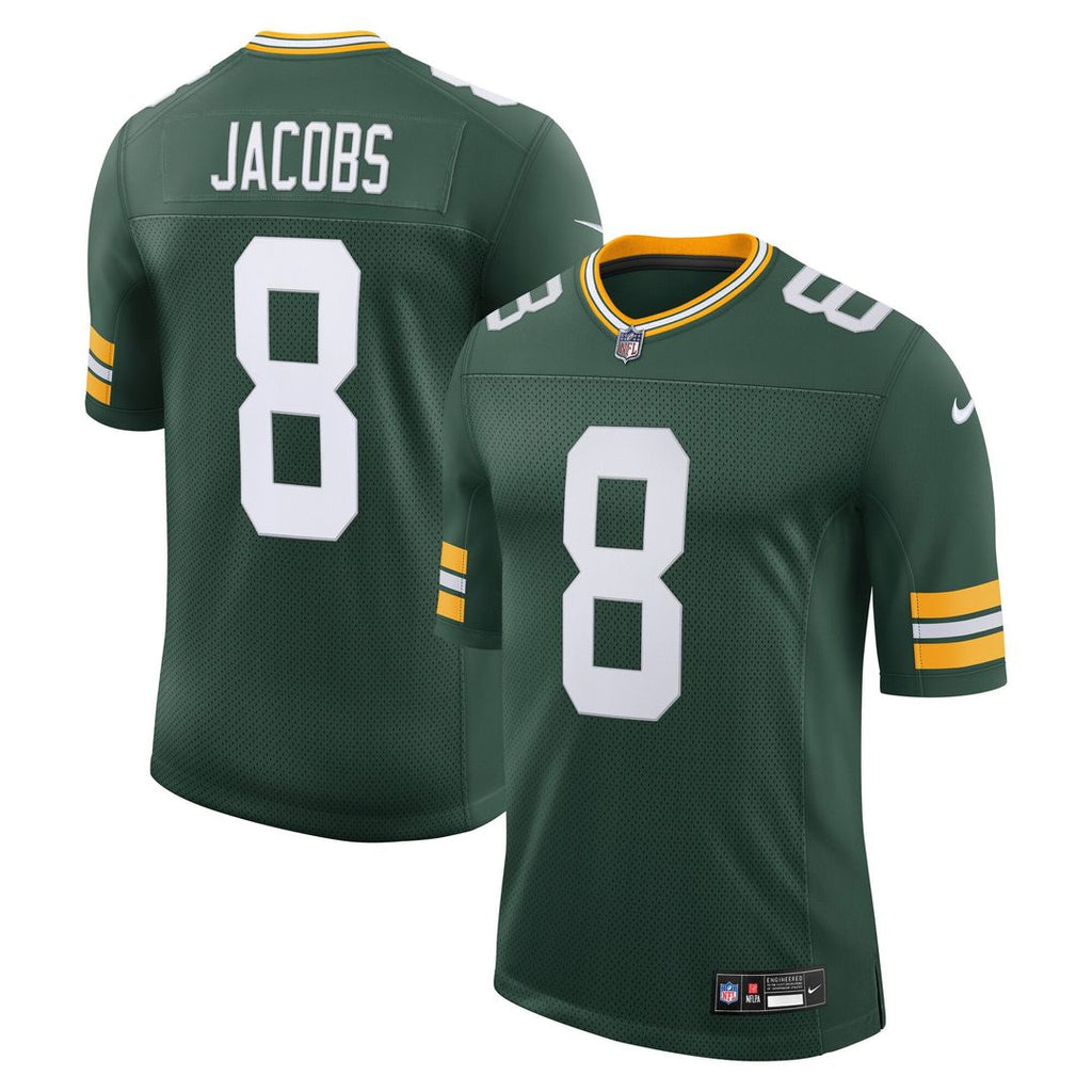 Josh Jacobs Green Bay Packers Stitched Jersey - Green