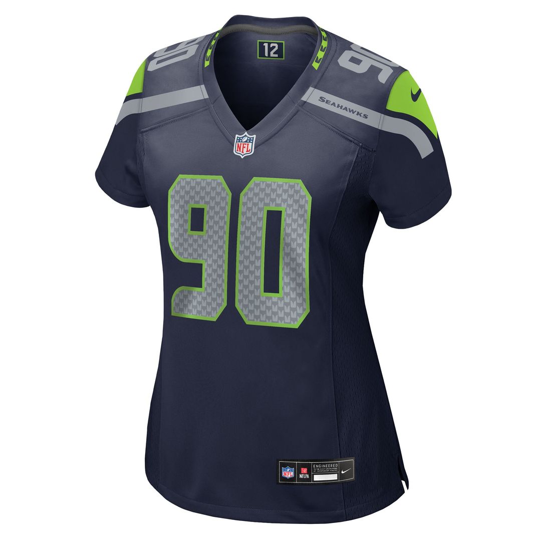 Jarran Reed Seattle Seahawks Women's Team Jersey - College Navy