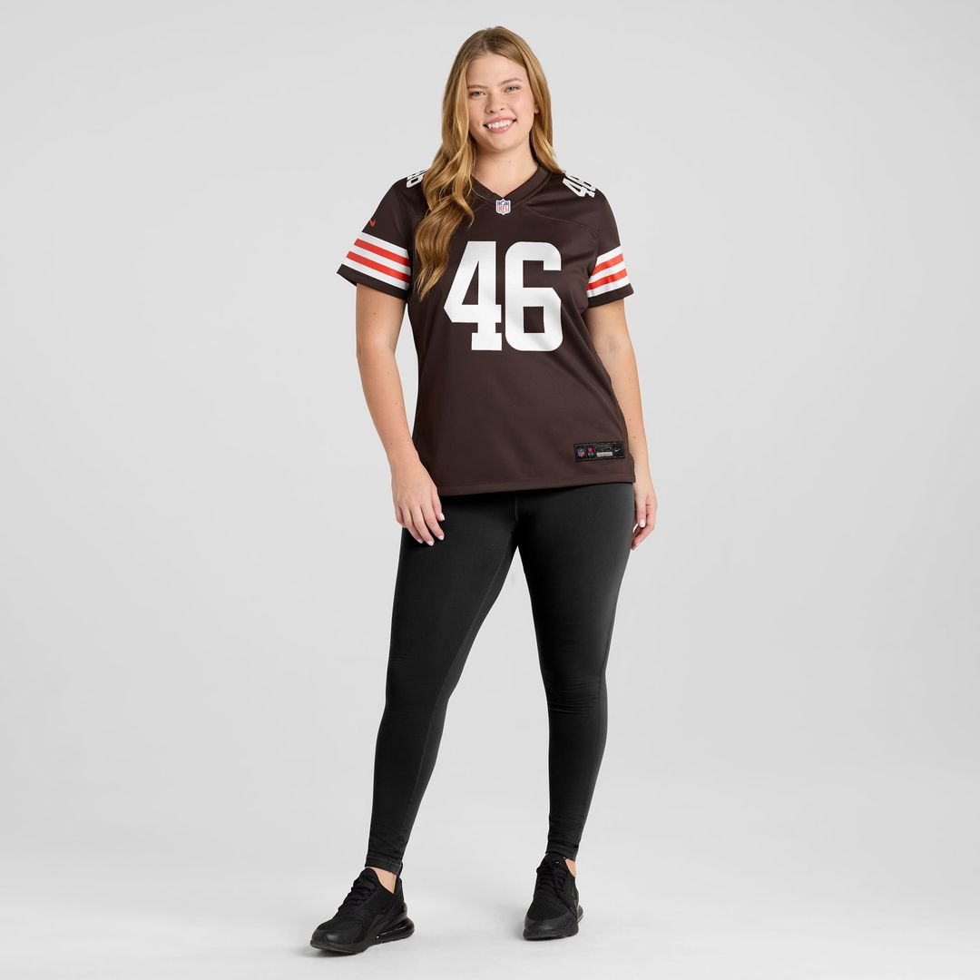 Don Fleming Cleveland Browns Women's Retired Player Jersey - Brown