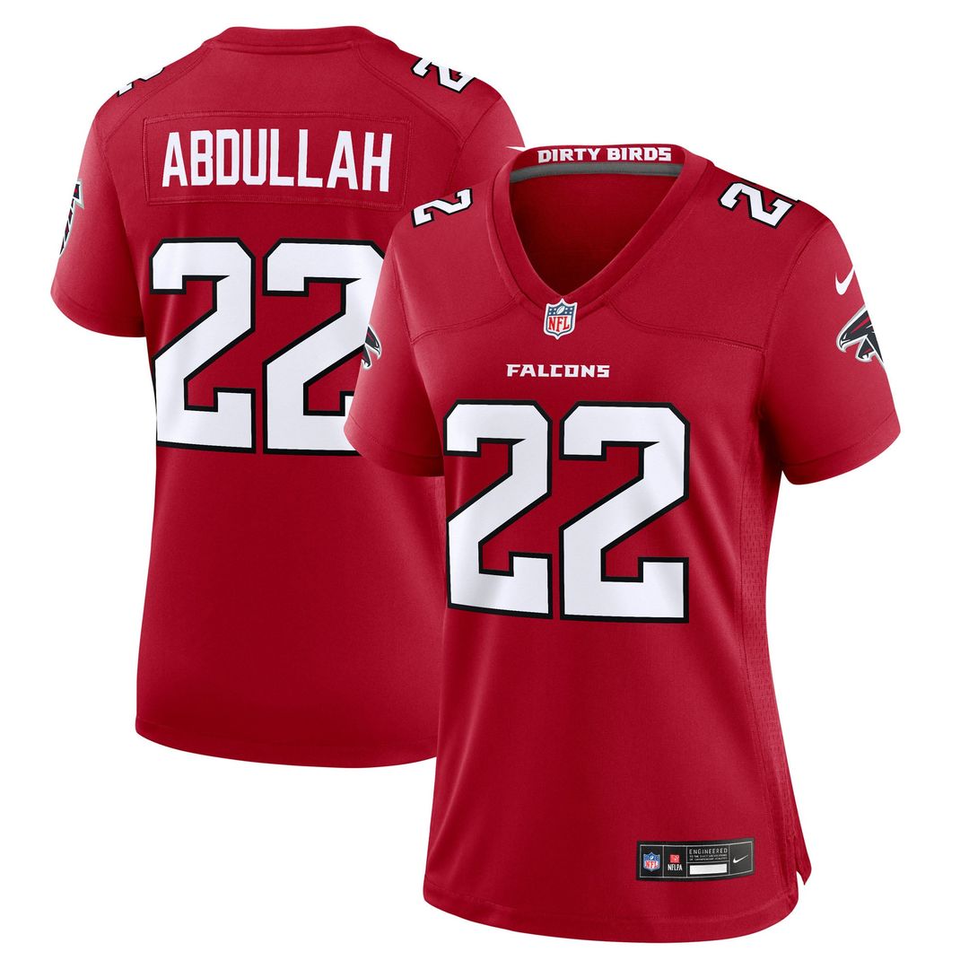 Yasir Abdullah Atlanta Falcons Women's Team Jersey - Red