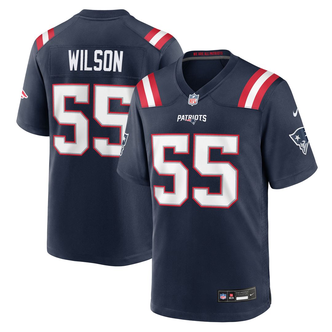 Jared Wilson New England Patriots Team Jersey - Navy