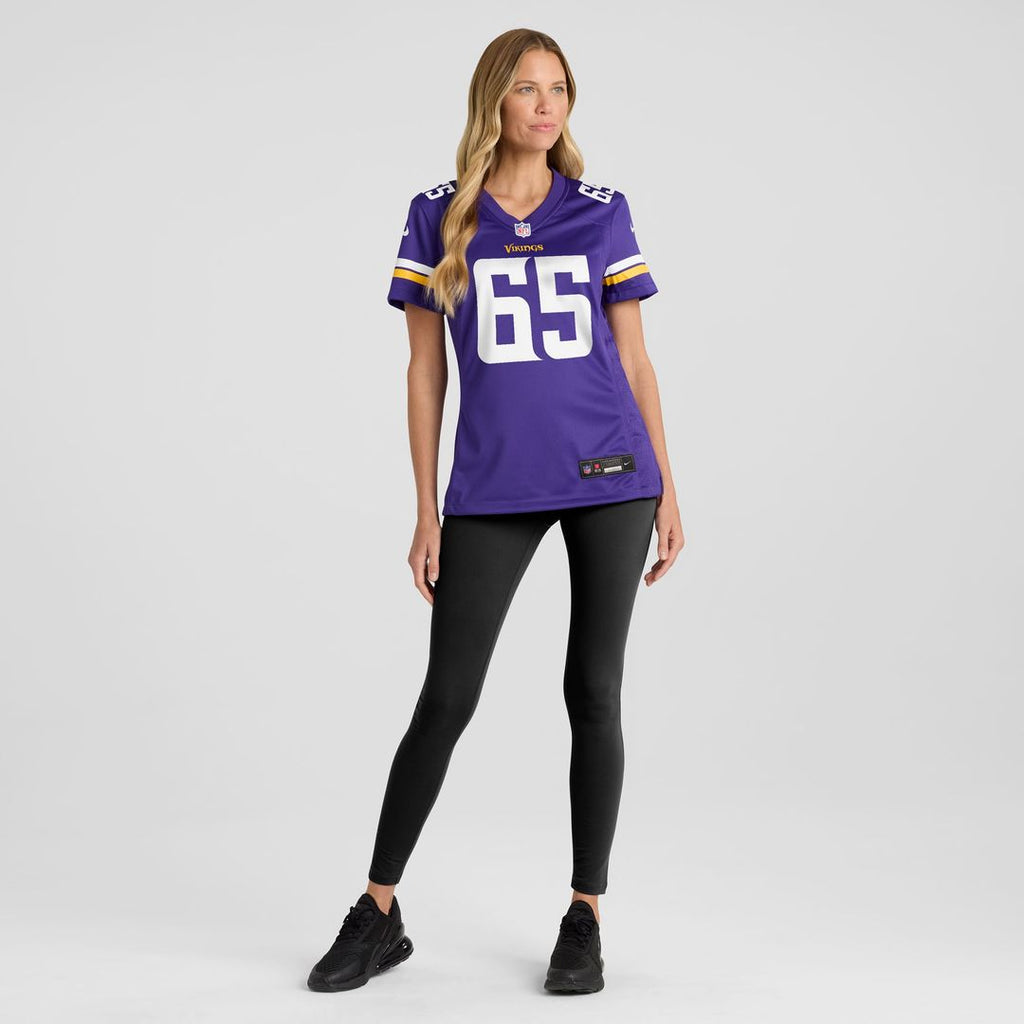 Michael Jurgens Minnesota Vikings Women's Jersey - Purple
