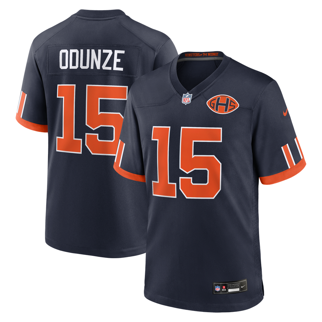 Rome Odunze Chicago Bears 2026 Rivalries Collection Jersey - Navy