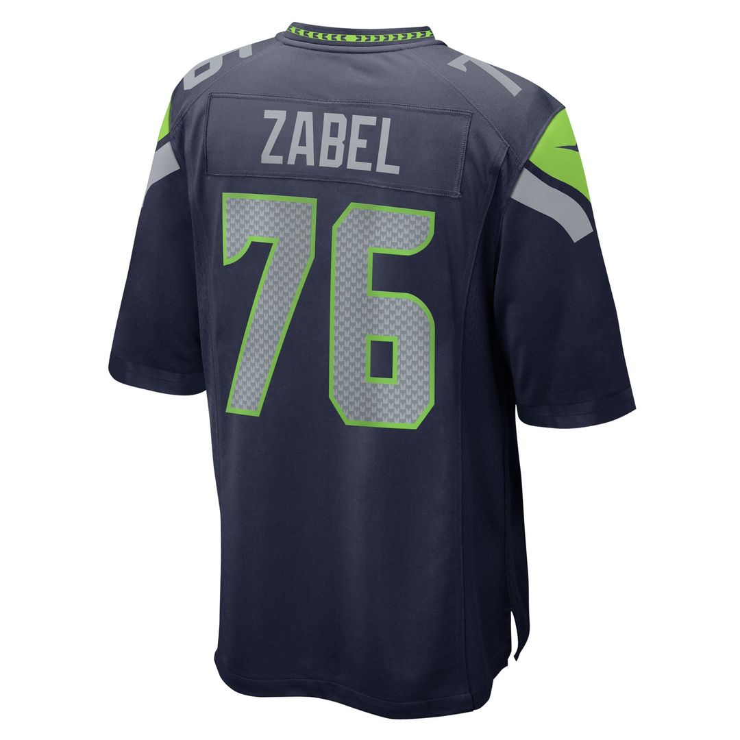 Grey Zabel Seattle Seahawks Team Jersey - College Navy