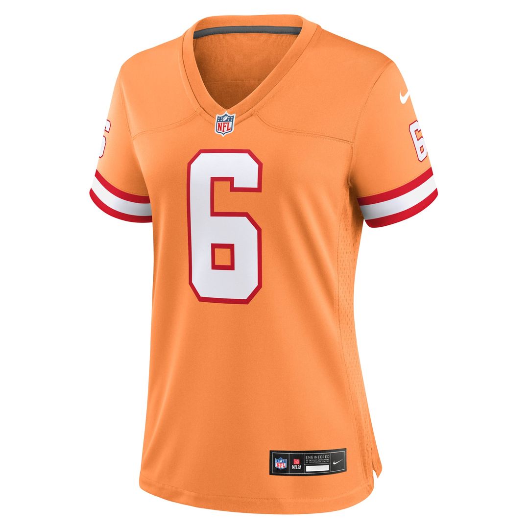 Baker Mayfield Tampa Bay Buccaneers Women's Throwback Jersey - Orange