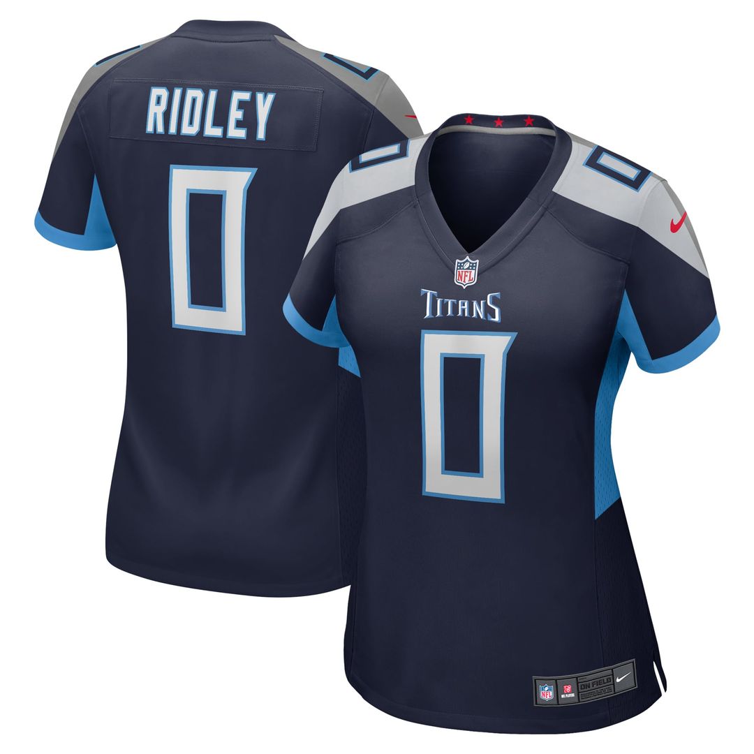 Calvin Ridley Tennessee Titans Women's Jersey - Navy