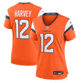 RJ Harvey Denver Broncos Women's Team Jersey - Orange