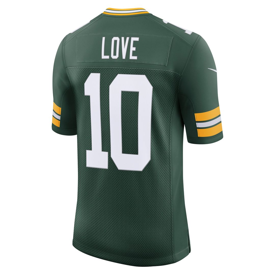 Love Green Bay Packers Team Jersey - Green