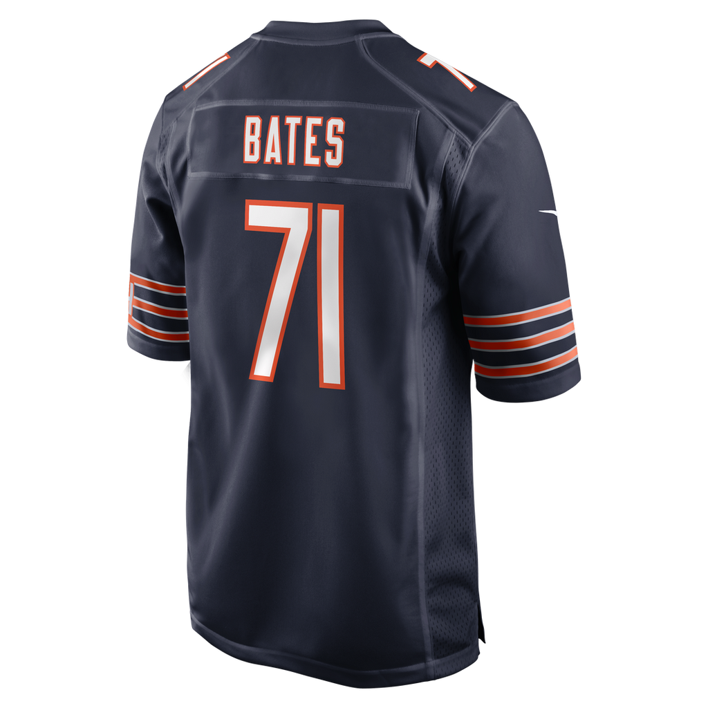 Ryan Bates Chicago Bears Jersey - Navy