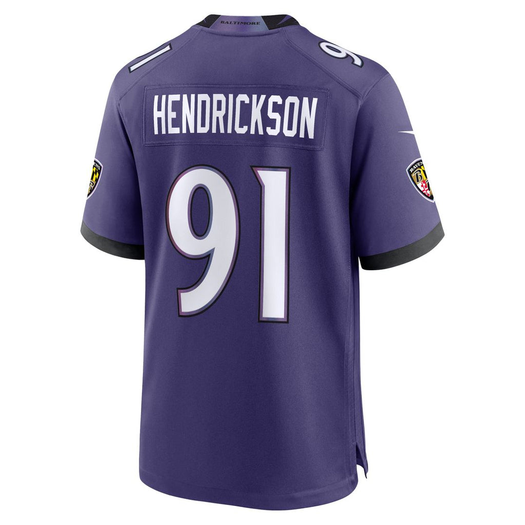 Trey Hendrickson Baltimore Ravens Team Jersey - Purple