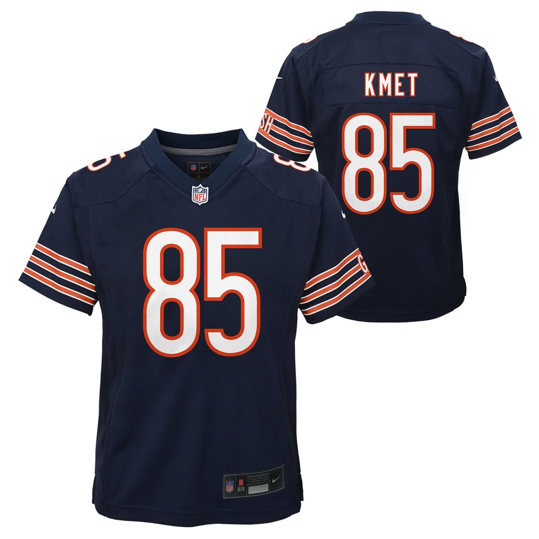 Cole Kmet Chicago Bears Youth Team Jersey - Navy