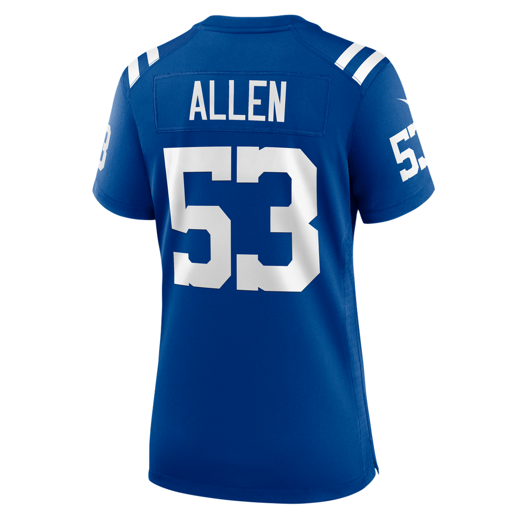 CJ Allen Indianapolis Colts Women's Team Jersey - Royal