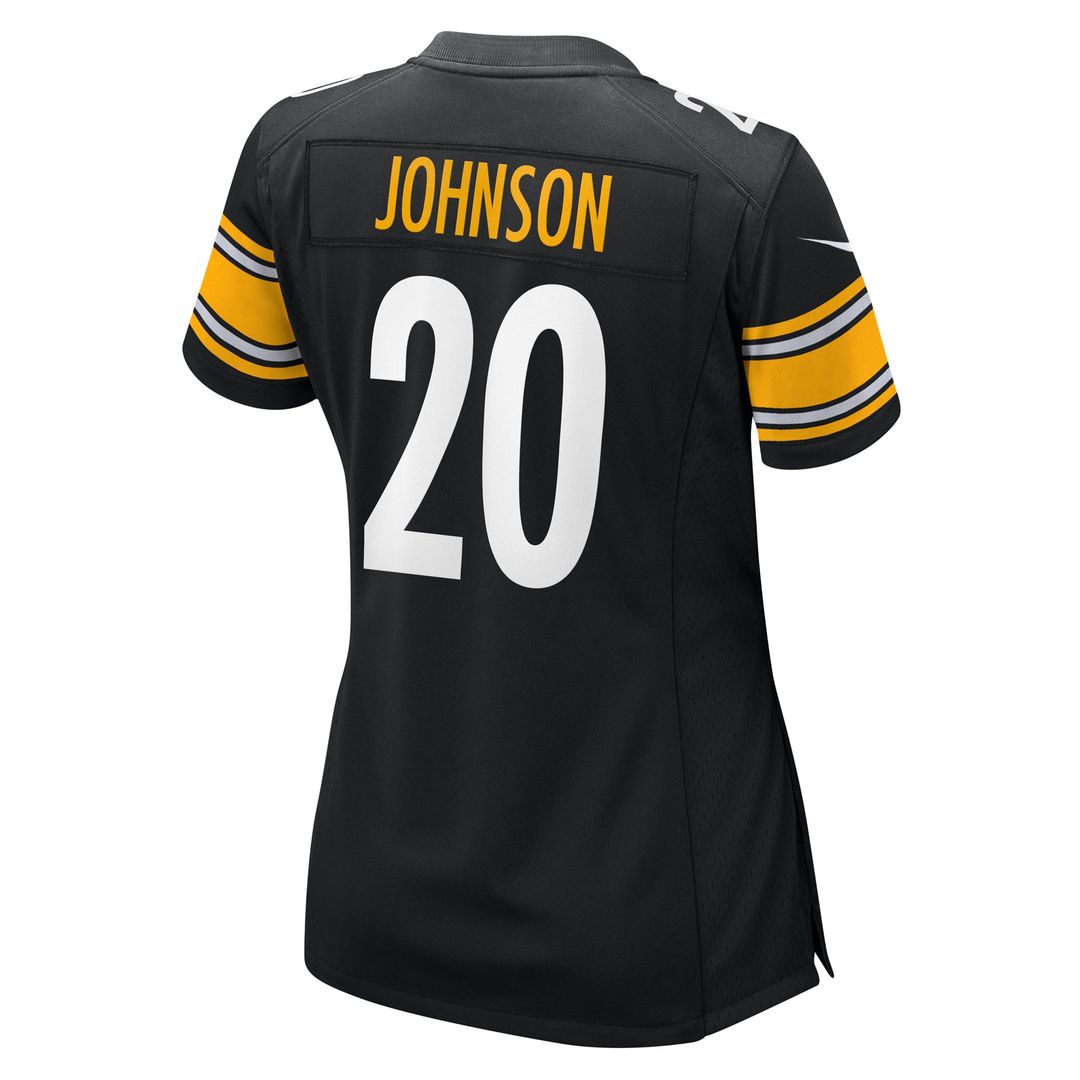Kaleb Johnson Pittsburgh Steelers Women's Team Jersey - Black