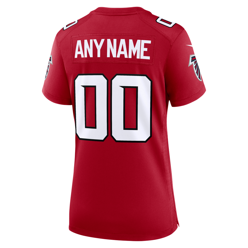 Atlanta Falcons Women's Custom Jersey - Red