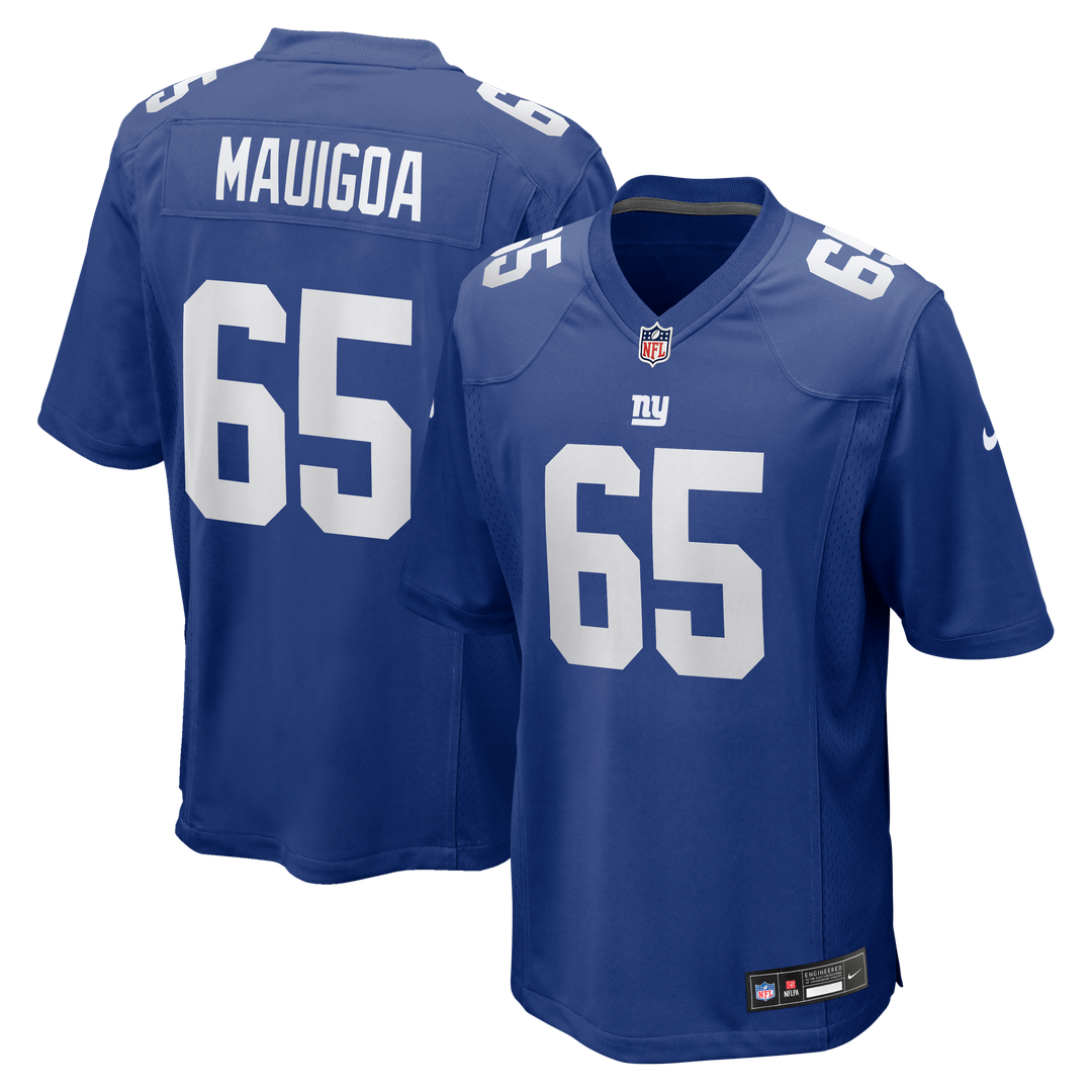 Francis Mauigoa New York Giants Team Jersey - Royal