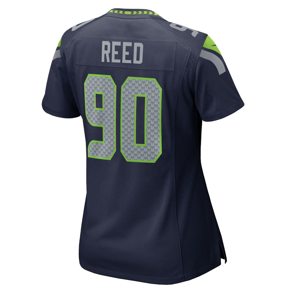 Jarran Reed Seattle Seahawks Women's Team Jersey - College Navy
