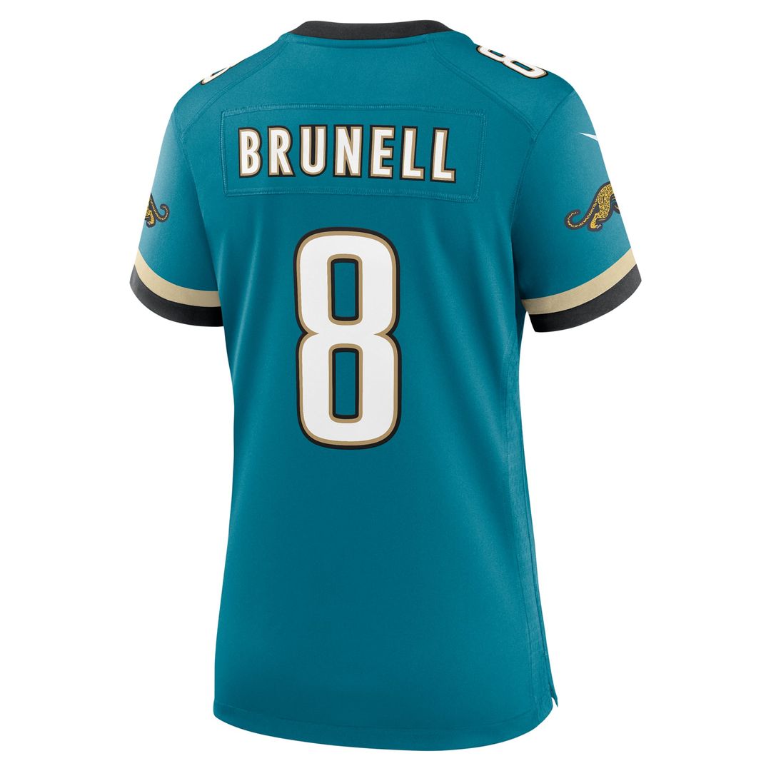 Mark Brunell Jacksonville Jaguars Women's Prowler Throwback Retired Player Jersey - Teal