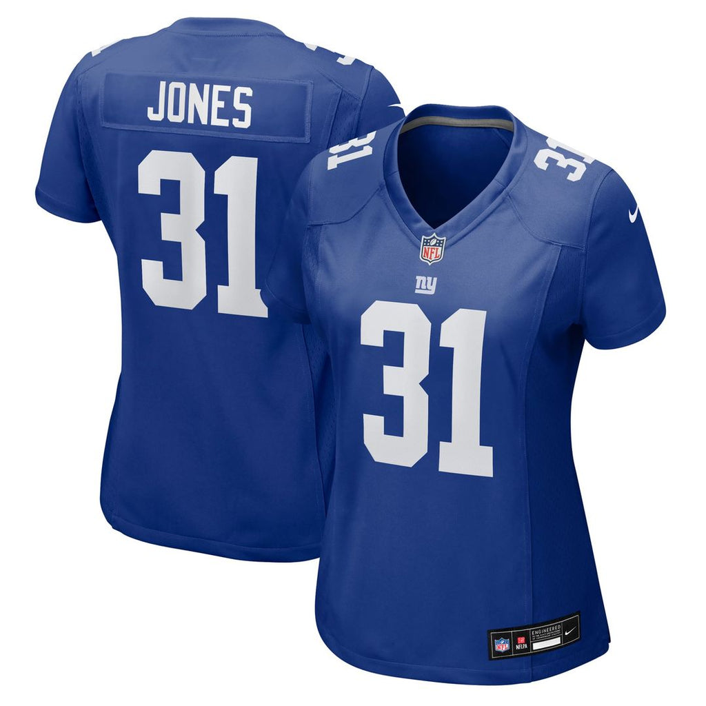 Nic Jones New York Giants Women's Team Jersey - Royal