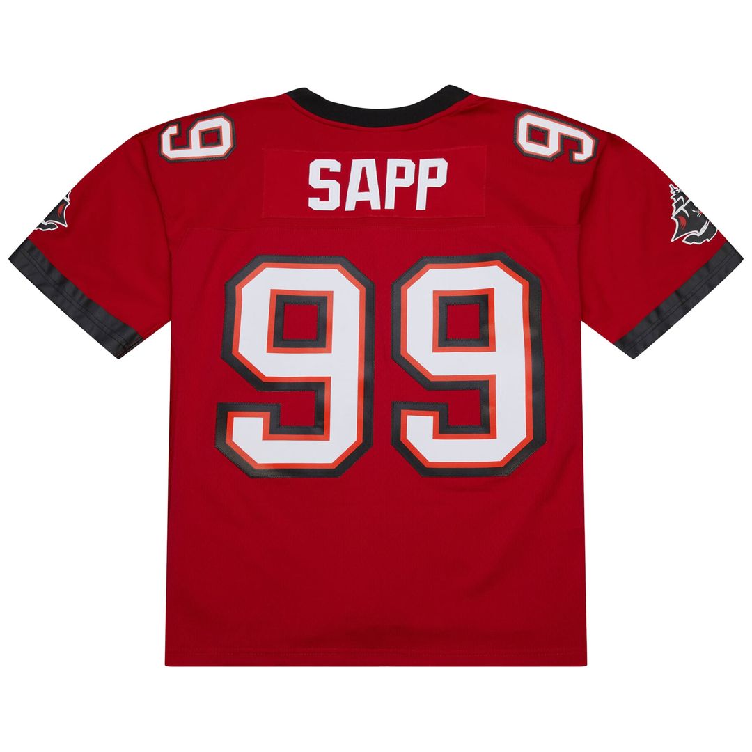 Warren Sapp Tampa Bay Buccaneers 2002 Legacy Jersey - Red