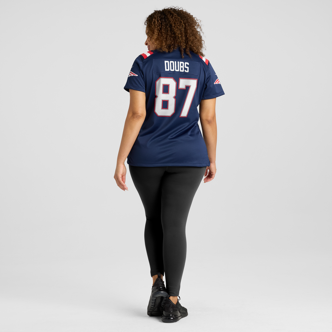 Romeo Doubs New England Patriots Women's Team Jersey - Navy