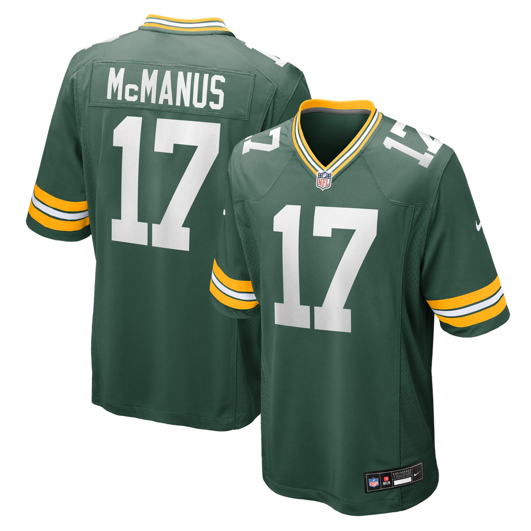 Brandon McManus Green Bay Packers Team Jersey - Green