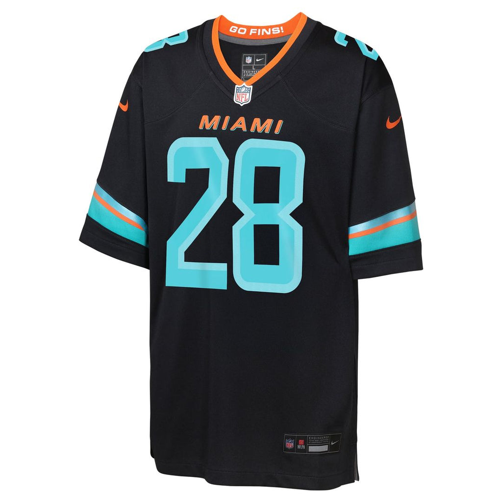 De’Von Achane Miami Dolphins Youth Rivalries Collection Jersey - Navy