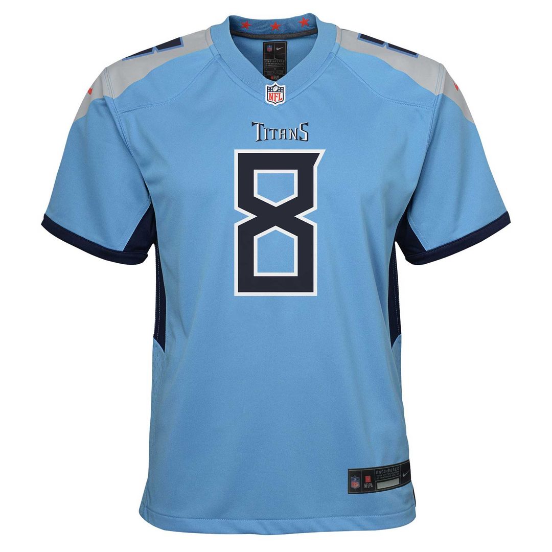 Will Levis Tennessee Titans Youth Jersey - Light Blue