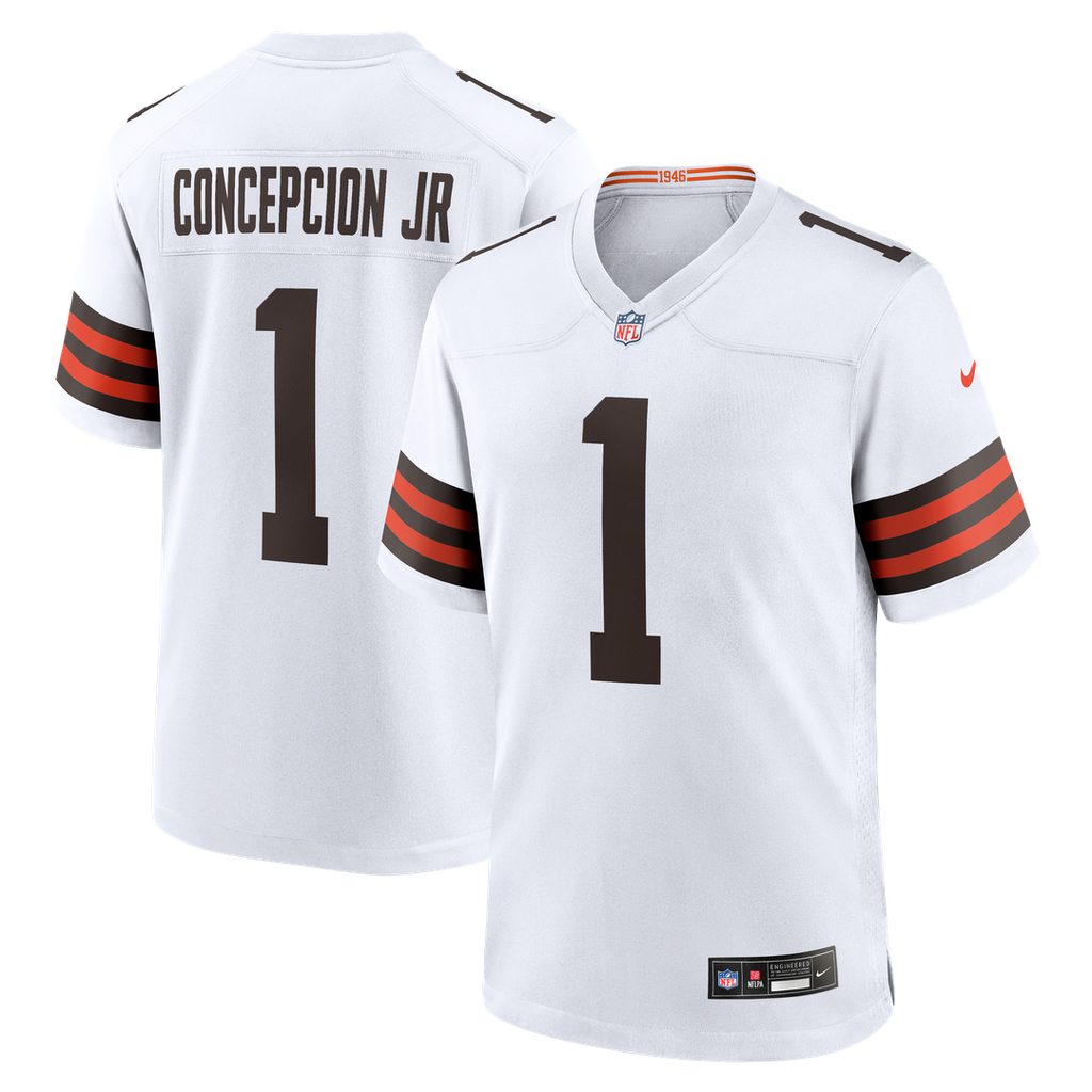 KC Concepcion Jr. Cleveland Browns Jersey - White