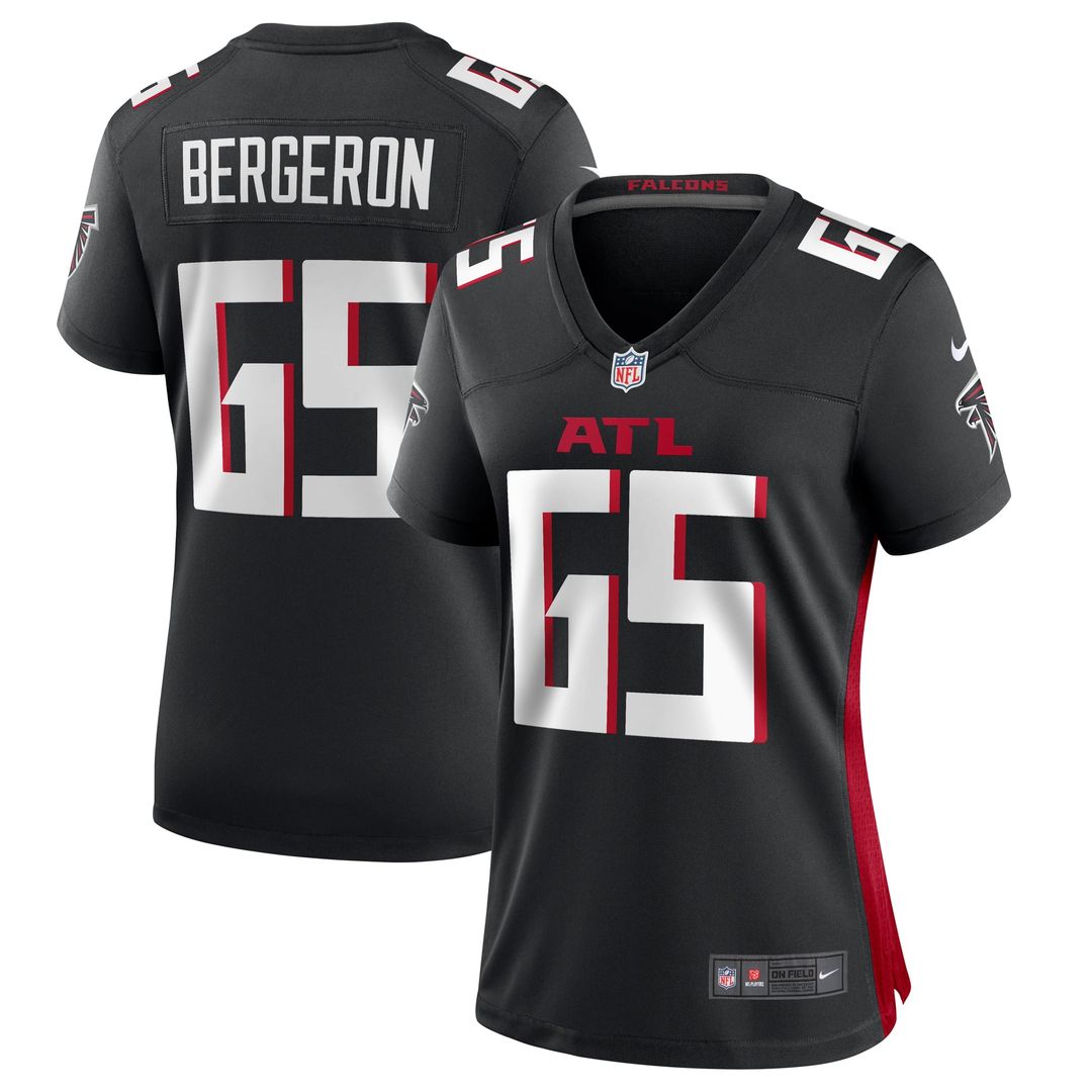 Matthew Bergeron Atlanta Falcons Women's Team Jersey - Black