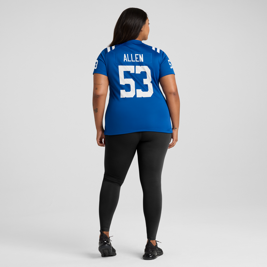 CJ Allen Indianapolis Colts Women's Team Jersey - Royal