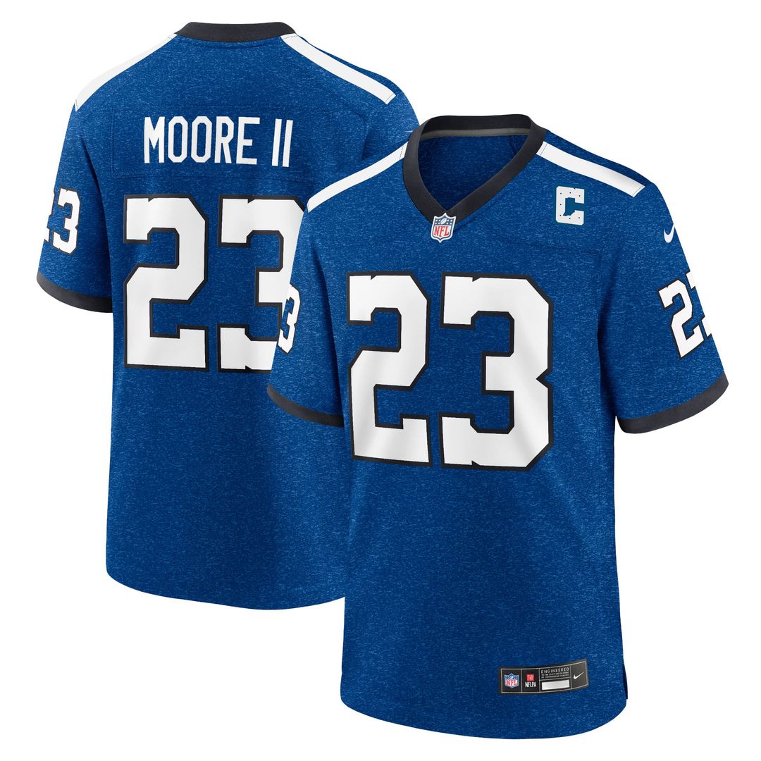 Kenny Moore II Indianapolis Colts Indiana Nights Alternate Jersey - Royal