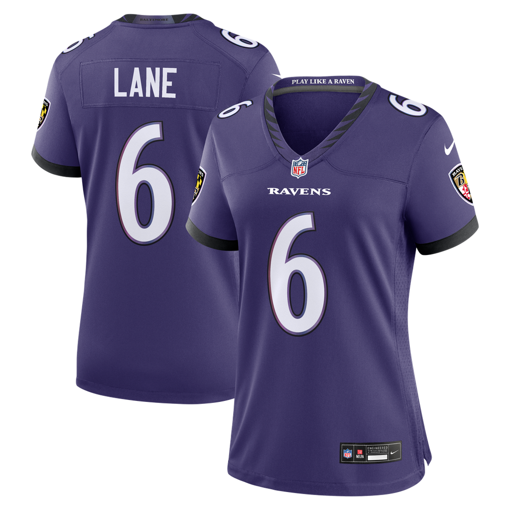 Ja'Kobi Lane Baltimore Ravens Women's Team Jersey - Purple