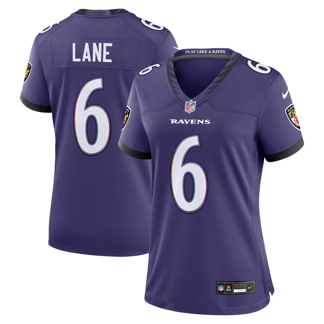 Ja'Kobi Lane Baltimore Ravens Women's Team Jersey - Purple