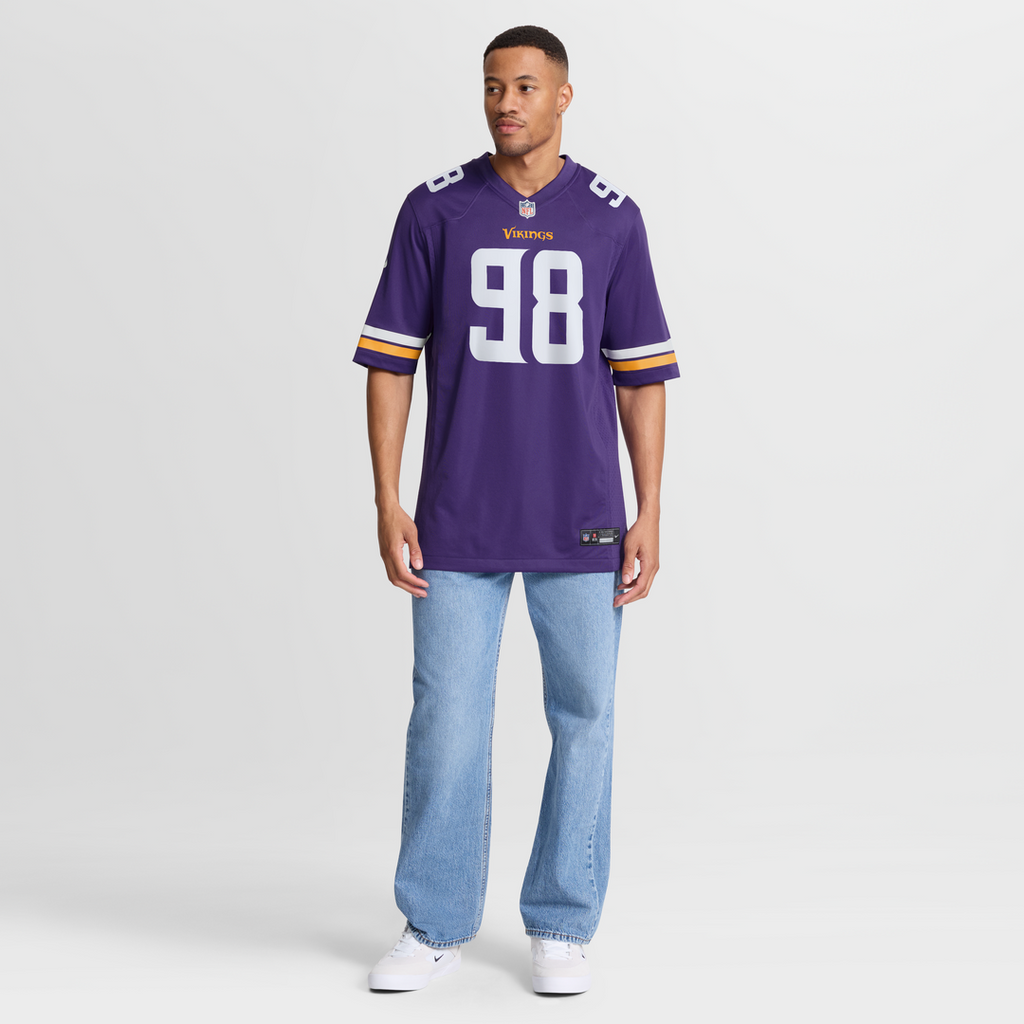 Bo Richter Minnesota Vikings Team Jersey - Purple
