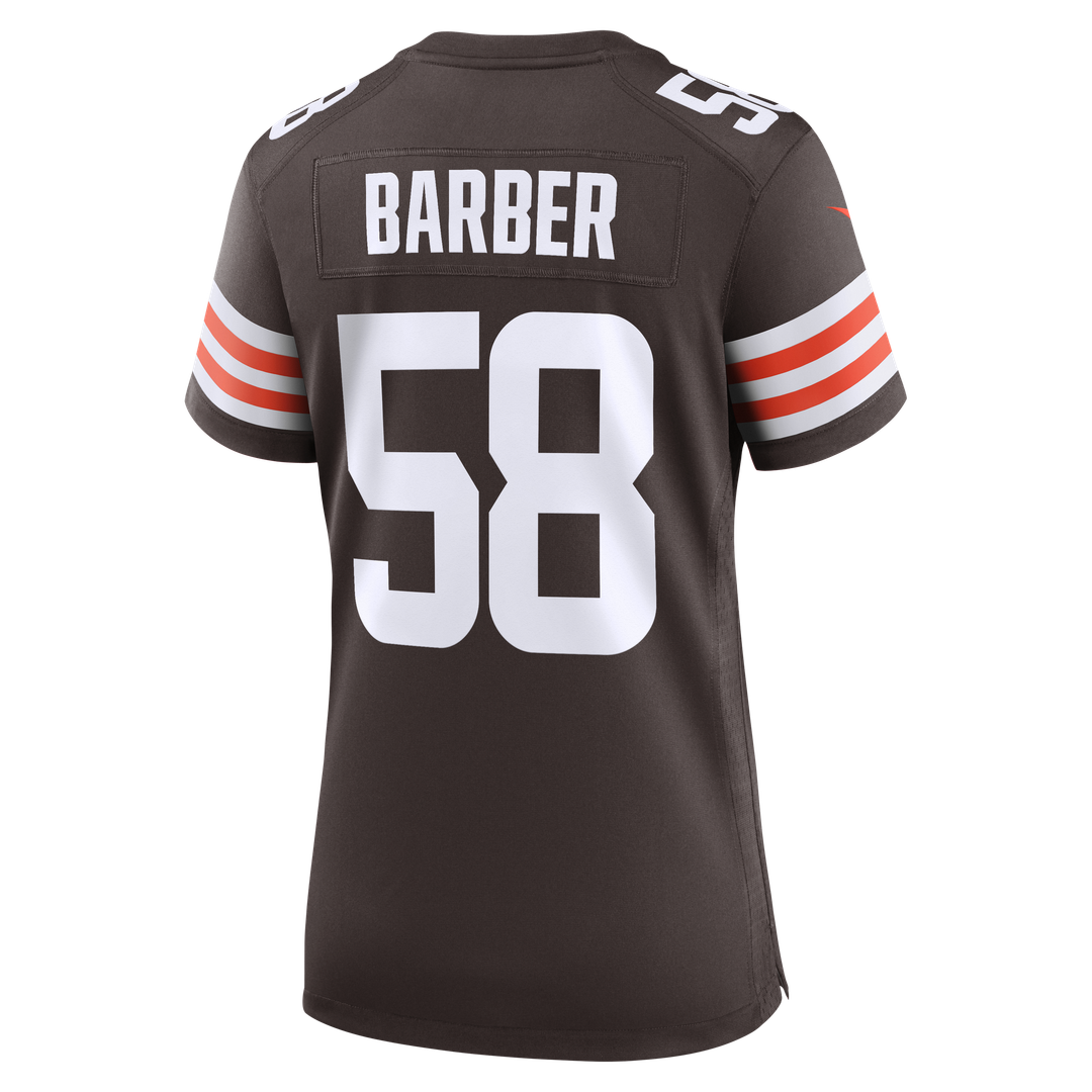 Austin Barber Cleveland Browns Women's Team Jersey - Brown
