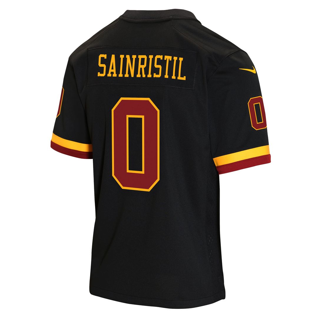 Mike Sainristil Washington Commanders Youth Hail Raiser Alternate Jersey - Black