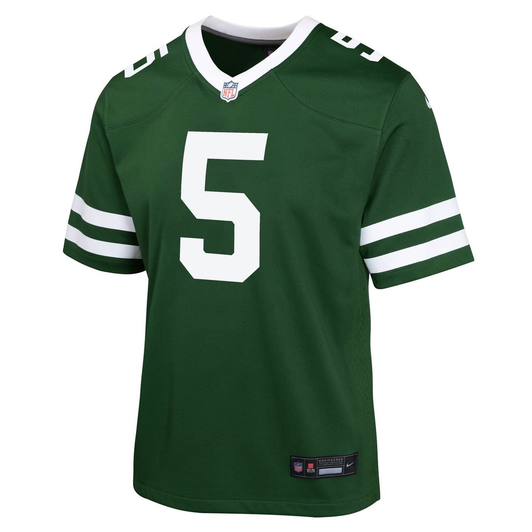 Garrett Wilson New York Jets Youth Jersey - Black