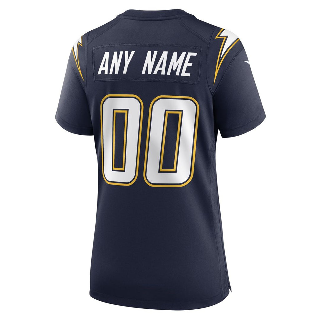 Los Angeles Chargers Women's Alternate Charger Power Game Custom Jersey - Gold