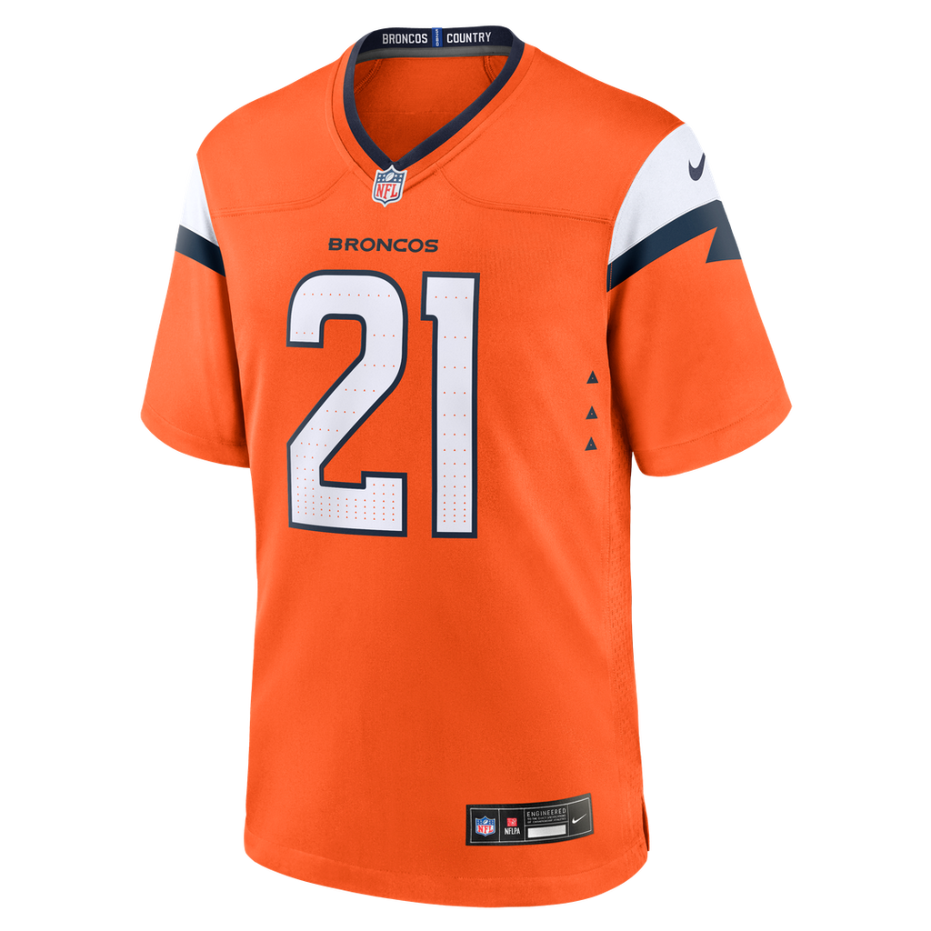 Riley Moss Denver Broncos Team Jersey - Orange