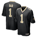 Number 1 Dad New Orleans Saints Jersey - Black